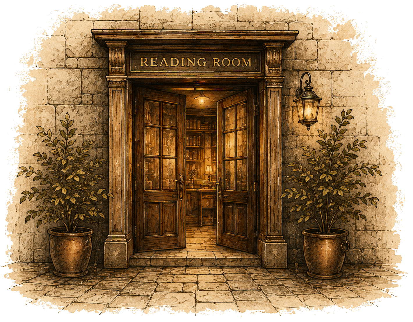Entrance to the Reading Room