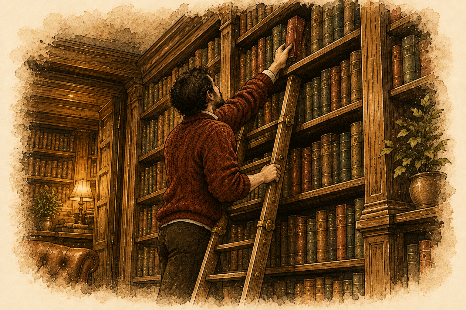 The clerk goes looking